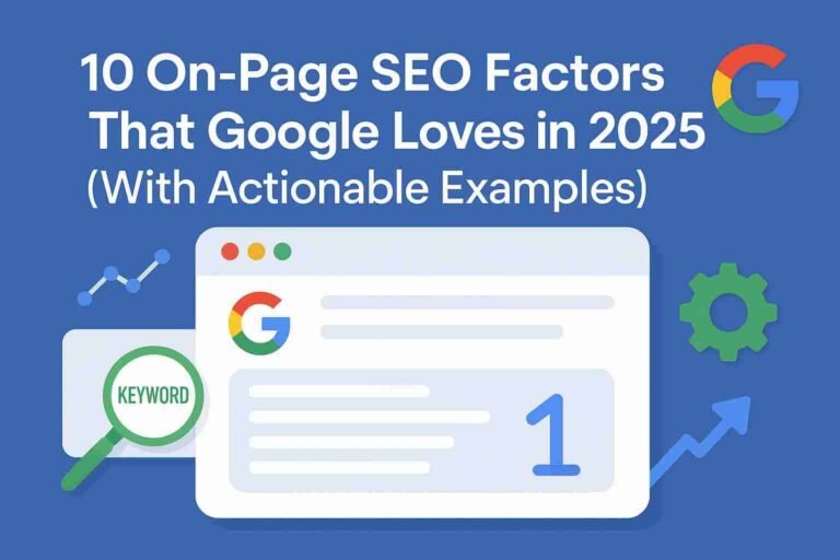 10 On-Page SEO Checklist